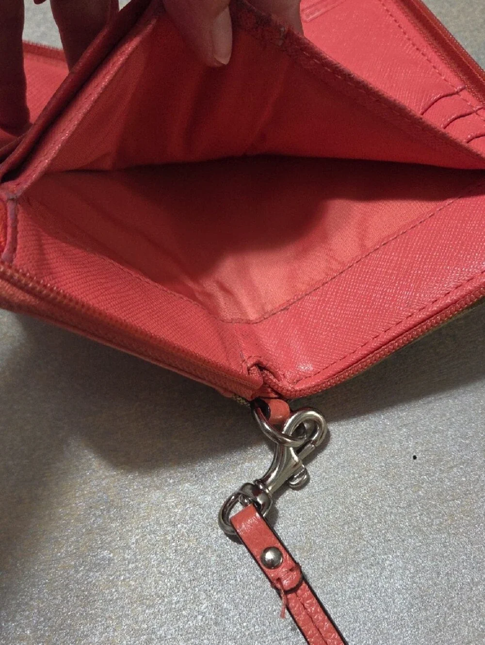Coach wristlet signature
